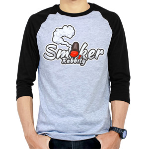 Kaos Raglan smoker rabbity 3/4