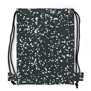 Tas Serut Fullprint White Tiny Polkadots