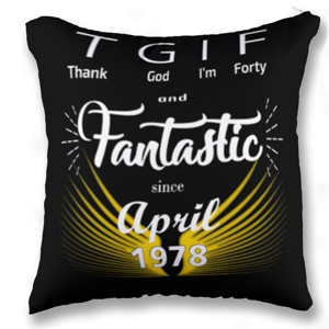 Bantal 40 TGIF pillow