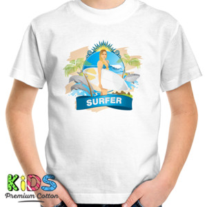 Kaos Distro Surfer Girl