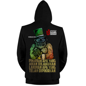 Jaket Hoodie berpikirlah