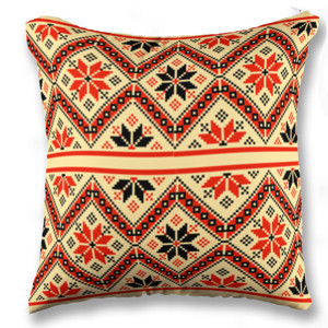 Bantal Bantal Sofa Pola Batik Tradisional