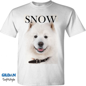 Kaos SNOW WHITE SAMOYED KAOS ANJING