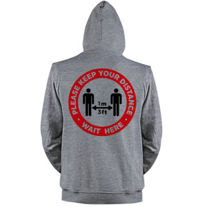 Jaket Hoodie Jaga jarak