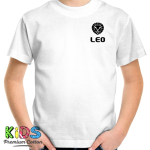 Kaos Zodiak Leo Logo - Black Exclusive