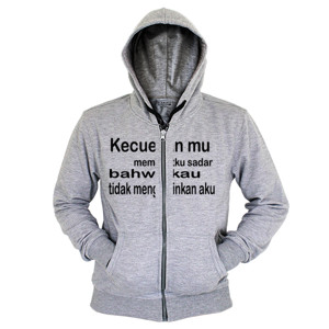 Hoodie Zipper Kaos Cuek1