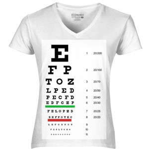 Kaos Seri Ilustrasi: Snellen