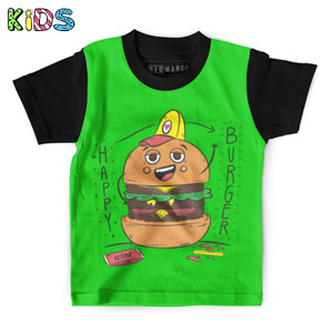 Kaos Anak Full-Print Krabby patty