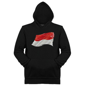 Jaket Hoodie Kaos Indonesia Grunge Flags (SBCDH)