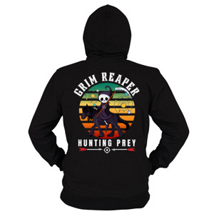 Hoodie Zipper Hoodie Zipper resleting grim reaper