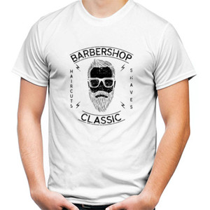Kaos barber shop classic vintage