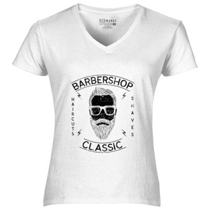 Kaos barber shop classic vintage