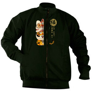 Jaket Bomber Gong Xi Fa Cai - Tiger Version