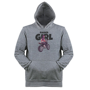 Jaket Hoodie Kaos Tema Anime - Raider Girl