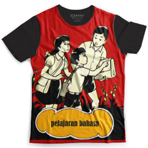 Kaos Fullprint Kaos Nostalgia Buku Bahasa Jadul