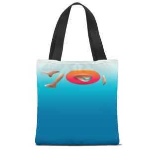 Tas Tote Fullprint Wave o