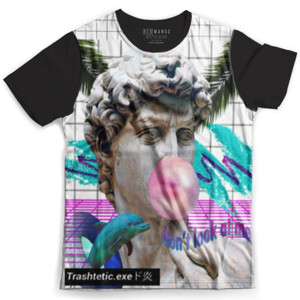 Kaos Fullprint vaporwave ofc trashtetic fullprint