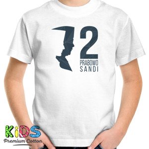 Kaos Siluet Prabowo Sandi Dark Grey