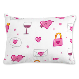 Bantal Valentine Seamless Pattern