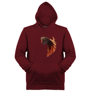 Jaket Hoodie Wing Fire