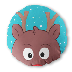 Bantal Bulat Deer - Bantal Bulat by Co_mbro