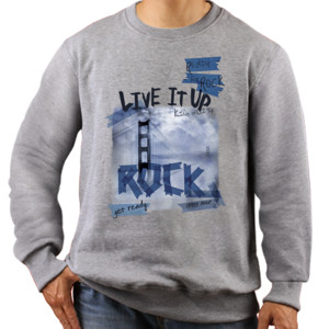 Jaket Sweater Live it Up - Ready To Rock