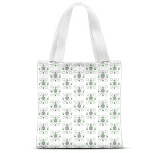 Tas Tote Fullprint Tas Bag Motif Batik jaring modern