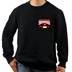 Jaket Sweater Indonesia  (Front & Back)