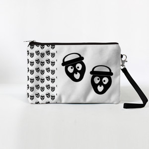 Dompet Dompet Pouch Desain Pantomim - Produk Distro