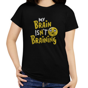 Kaos Internet meme lucu - My Brain Isn't Braining