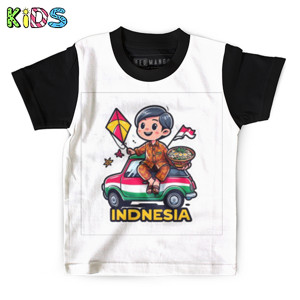 Kaos Anak Full-Print Aku anak Indonesia 
