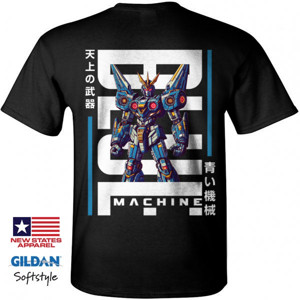 Kaos Reguler Blue Machine