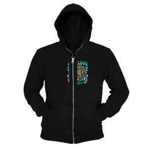 Hoodie Zipper I do Love Indonesia
