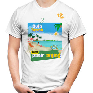 Kaos Pantai Dufa (Pantai Pasir Anjing)