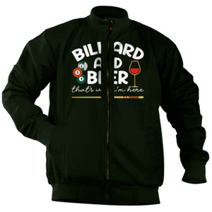 Jaket Bomber Kaos Billiard / Baju Bilyar 045