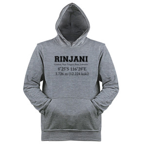 Jaket Hoodie kaos Gunung Rinjani