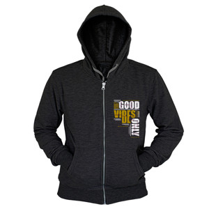Hoodie Zipper Good Vibes
