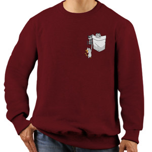 Jaket Sweater Kantong kucing lucu