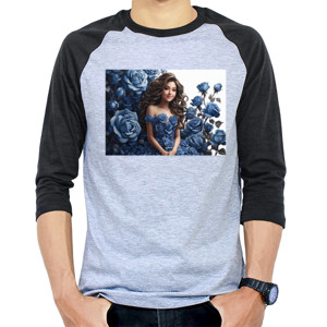 Kaos Raglan Flower Bloom the Series