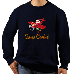 Jaket Sweater Santa Coming