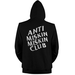 Jaket Hoodie Anti Miskin - White Font