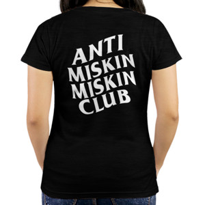 Kaos Anti Miskin - White Font