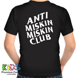 Kaos Anti Miskin - White Font