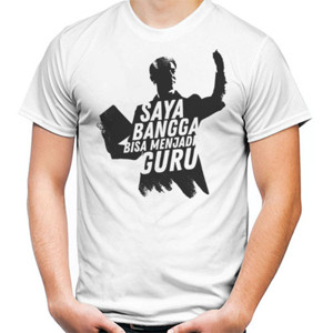 Kaos Bangga Jadi Guru - Dark HD