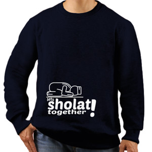 Jaket Sweater Lets Sholat Together ! By:Minimo