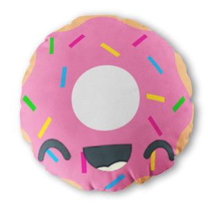 Bantal Bulat donat happy