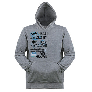 Jaket Hoodie Filosofi Air Hujan