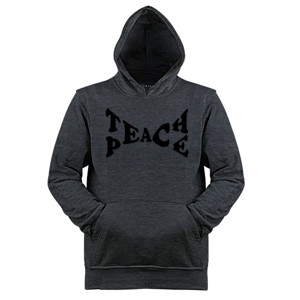 Jaket Hoodie teach and peace