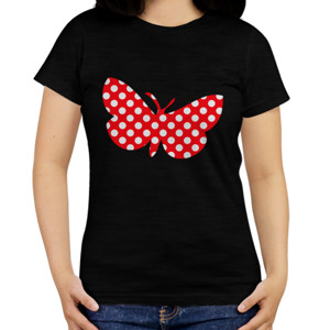 Kaos pokadot butterfly