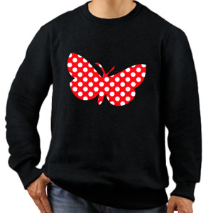 Jaket Sweater pokadot butterfly